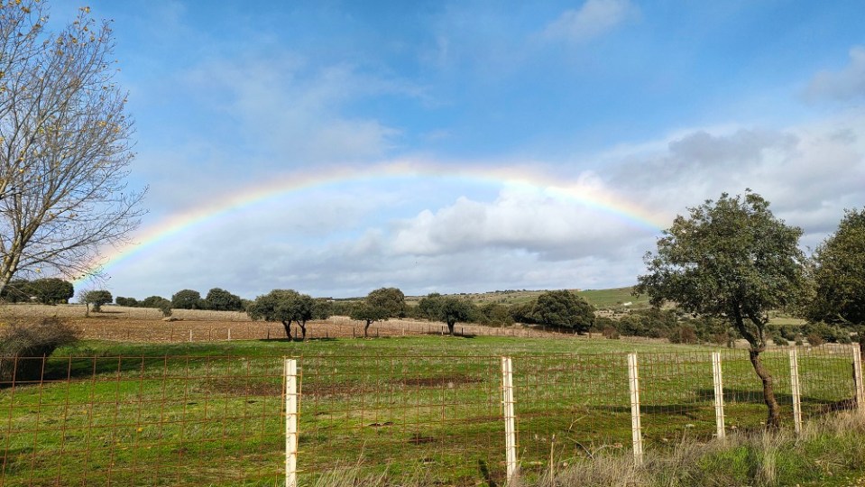 arc en ciel avant Pédrosillo de los Aires